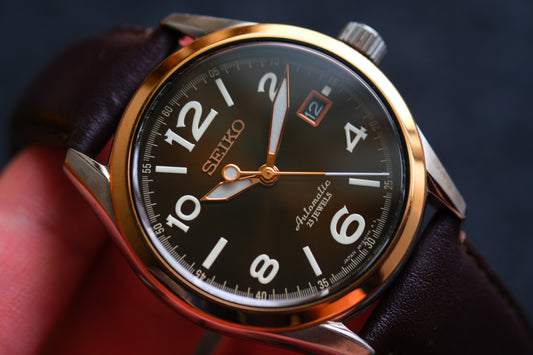 Seiko SARG012 6R15-02R0 Mechanical Explorer JDM Coffee Chocolate Dial Great Condition