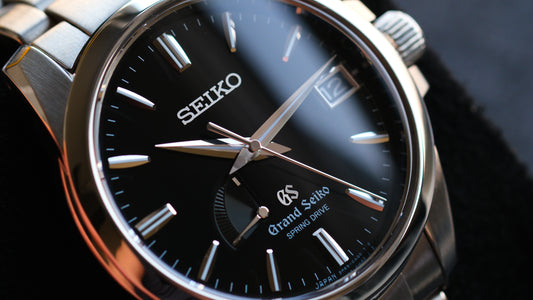 Grand Seiko Spring Drive 9R65-0AG1 Black Dial Excellent Dial Full Serviced