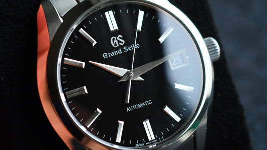 Grand Seiko SBGR309 9S68-00B0 Heritage new GS Logo Version Black Dial Good Condition