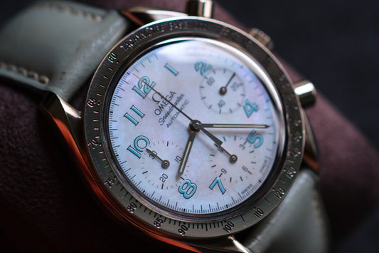 Omega Speedmaster 3802.71.53 Automatic Chrnograph White MOP Dial
