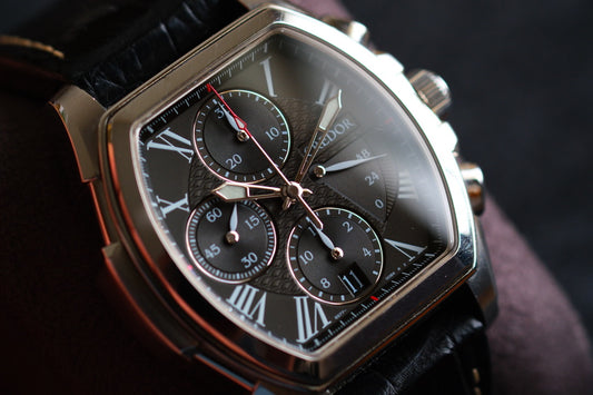 Credor Pacifique Tonneau GCBK991 6s77-00A0 Chrnograph Good Condition