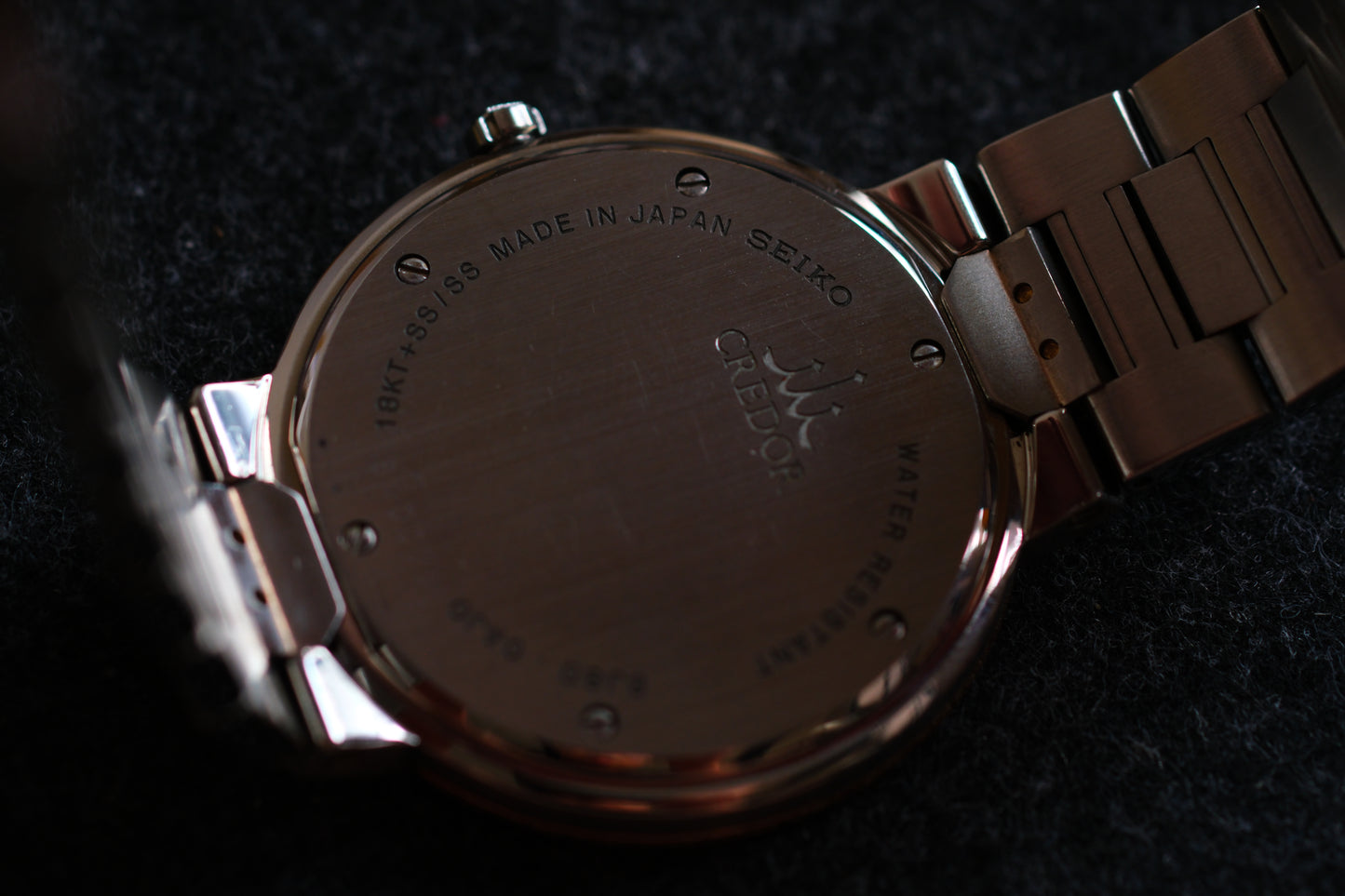 Credor Node 247 GCAT992 8J80-0AJ0 Solid Pink Gold Bezel Excellent Condition Box Manual User