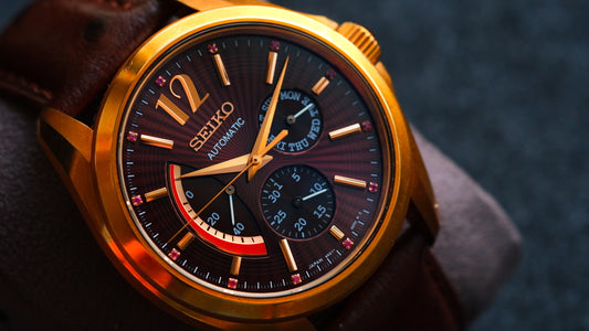 Seiko Bright SDGC030 6R21-00Y0 Limited 390/500 GP Red Dial and Ruby