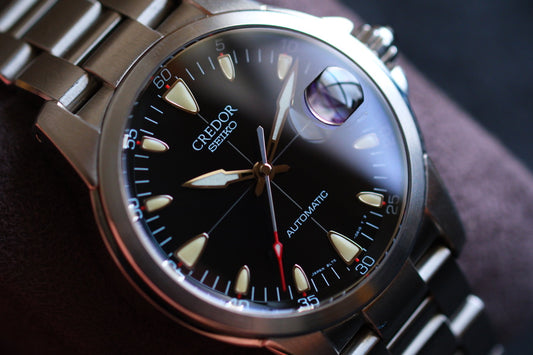 Credor GCBR997 8L75-0A10 Phoenix Black Dial Good Condition