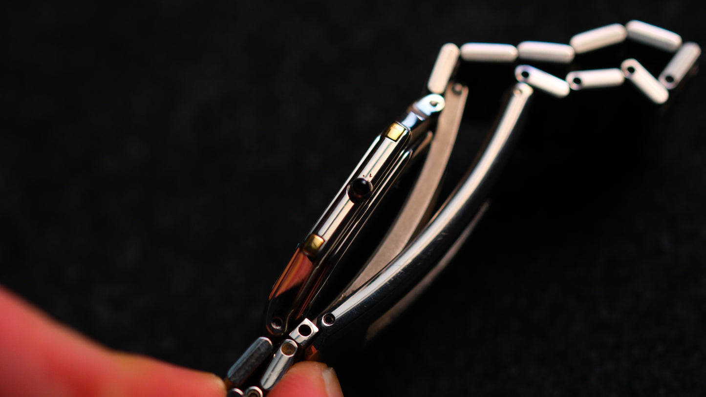 Credor Tank 18KT 5A74-3A10 Yellow Dial Vintage Good Condition