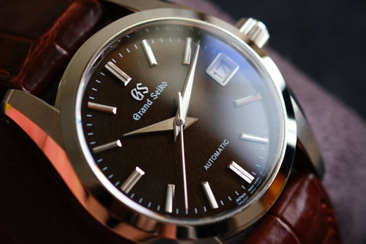 Grand Seiko SBGR289 9S65-00B0 JDM Chocolate Stunning Textured Brown Dial Excellent Condition Full Box Tag Paper
