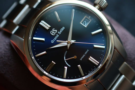 Grand Seiko SBGA439 Heritage 9R65 Spring Drive Midnight Blue Excellent Condition