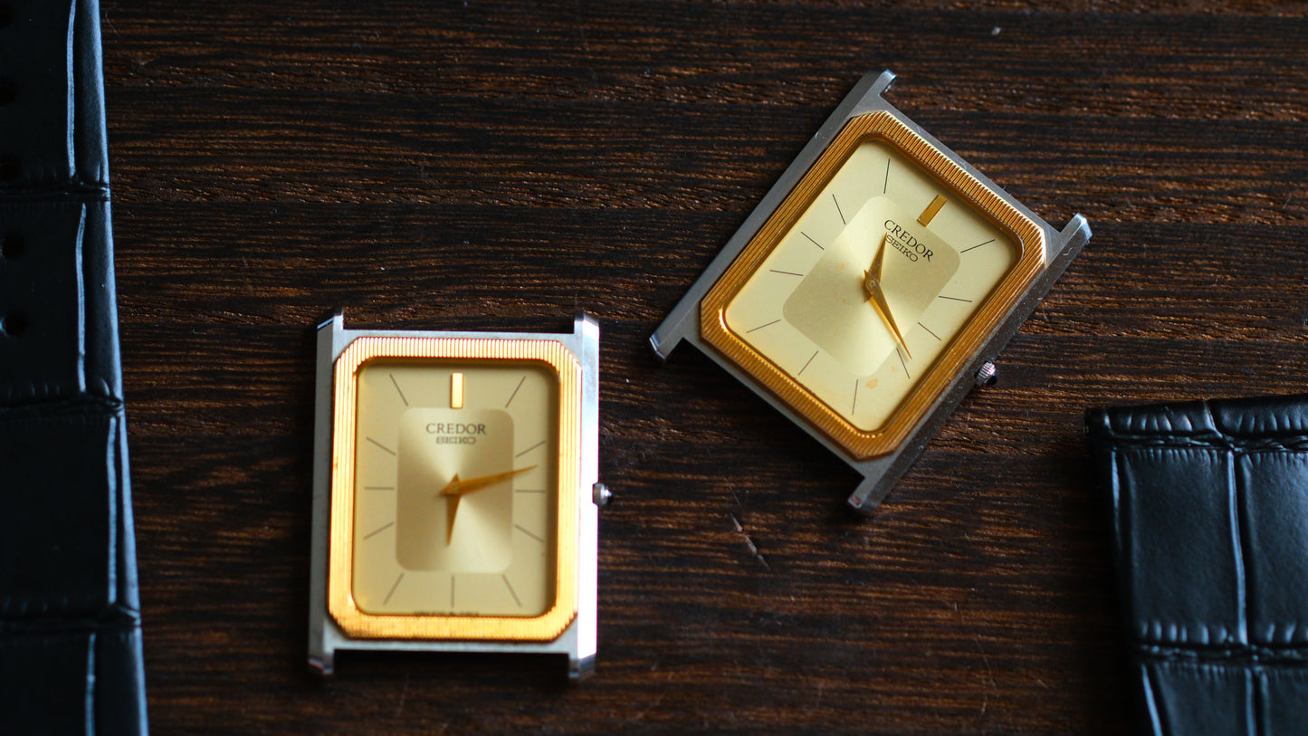 Credor Tank Men 6730-5090 14K Bezel SHA MIDDLE