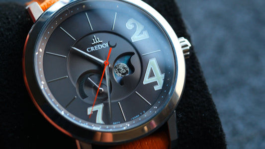 Credor GCLL993 Titanium Moonphase Spring Drive Titanium Limited to 125 pieces Serviced