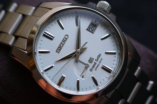 Grand Seiko SBGA015 9R65-0AG0 Spring Drive Ice Blue Dial Excellent Condition