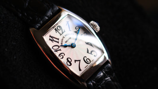 Franck Muller Geneve 2502QZ Acier Lady Watch Silver Dial Full Box Good Condition