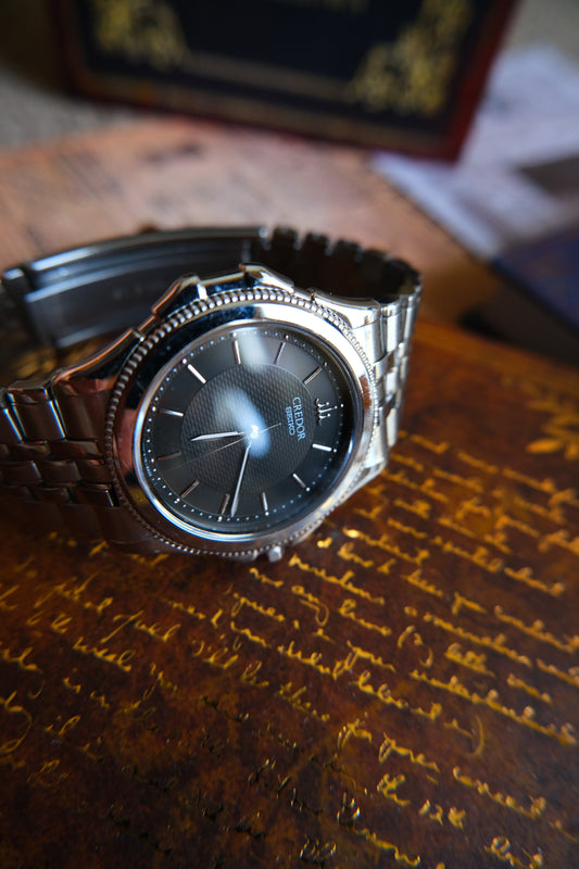 Credor Pacifique GCAR007 8J81-6A20 18K Black Dial