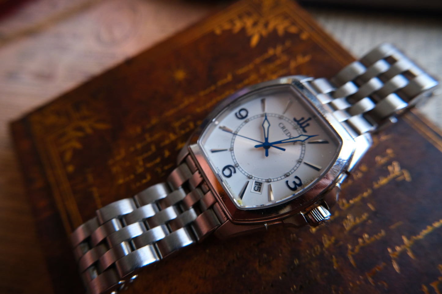 Credor Quart Pacifique GCAX985 Men Sail White Dial