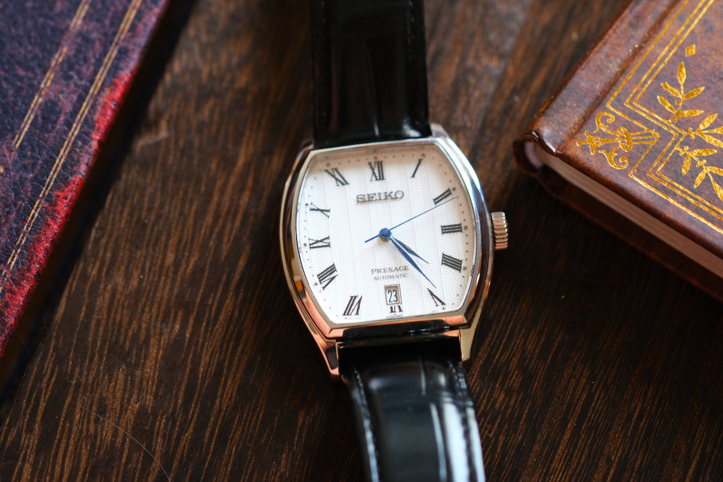 Seiko Pressage Tonneau 4R35-02V0 SARY111