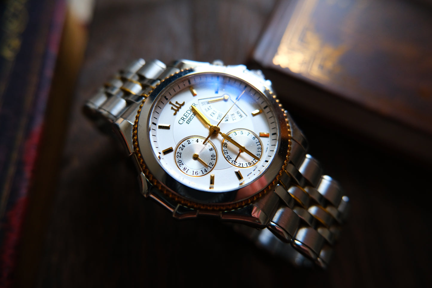 Credor Pacifique GCBG996 Automatic 4s77-0A30 Retrograde 18K