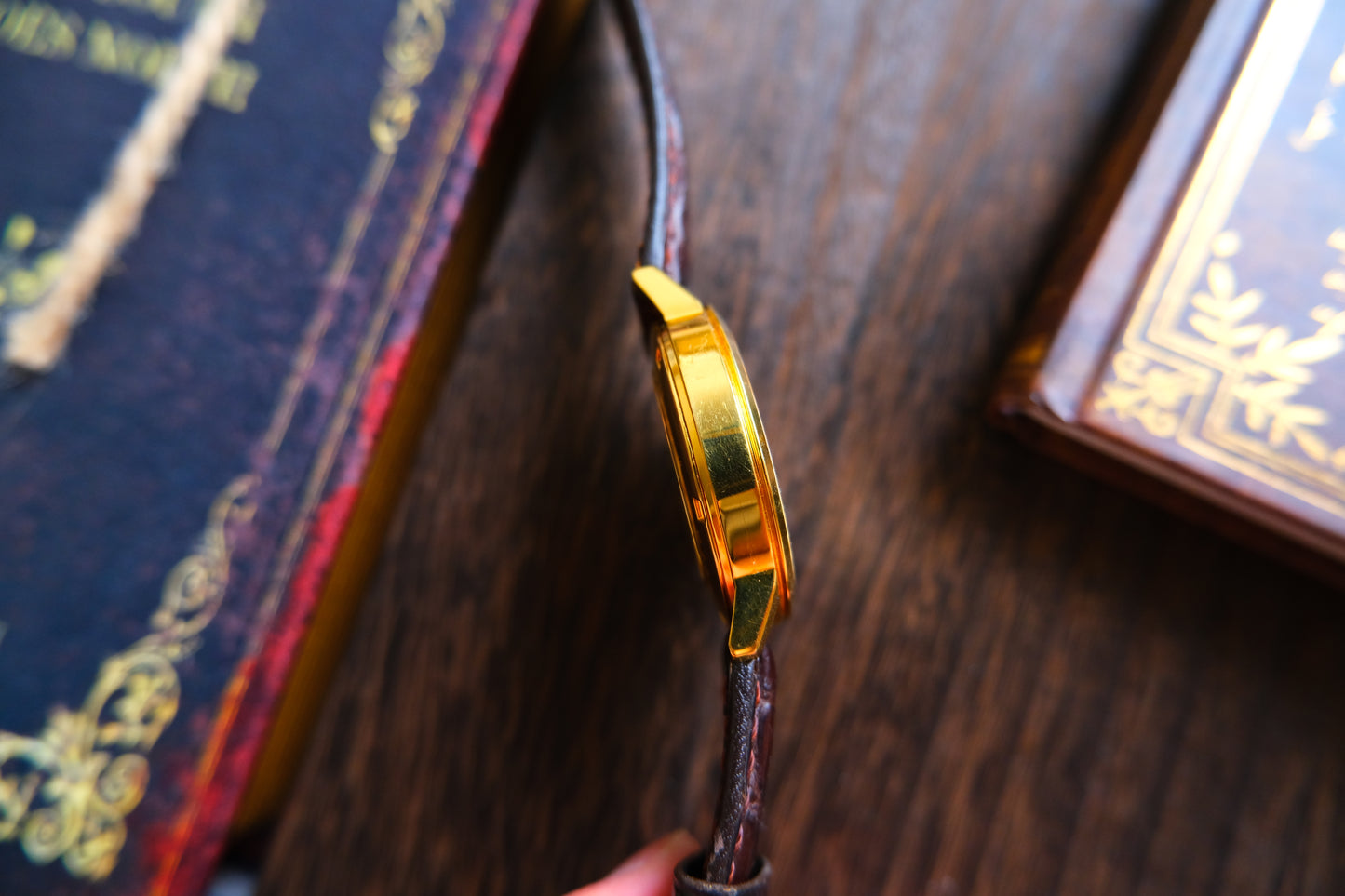 Orient Star Skeleton Hand Wounding Original Leather Strap 50H