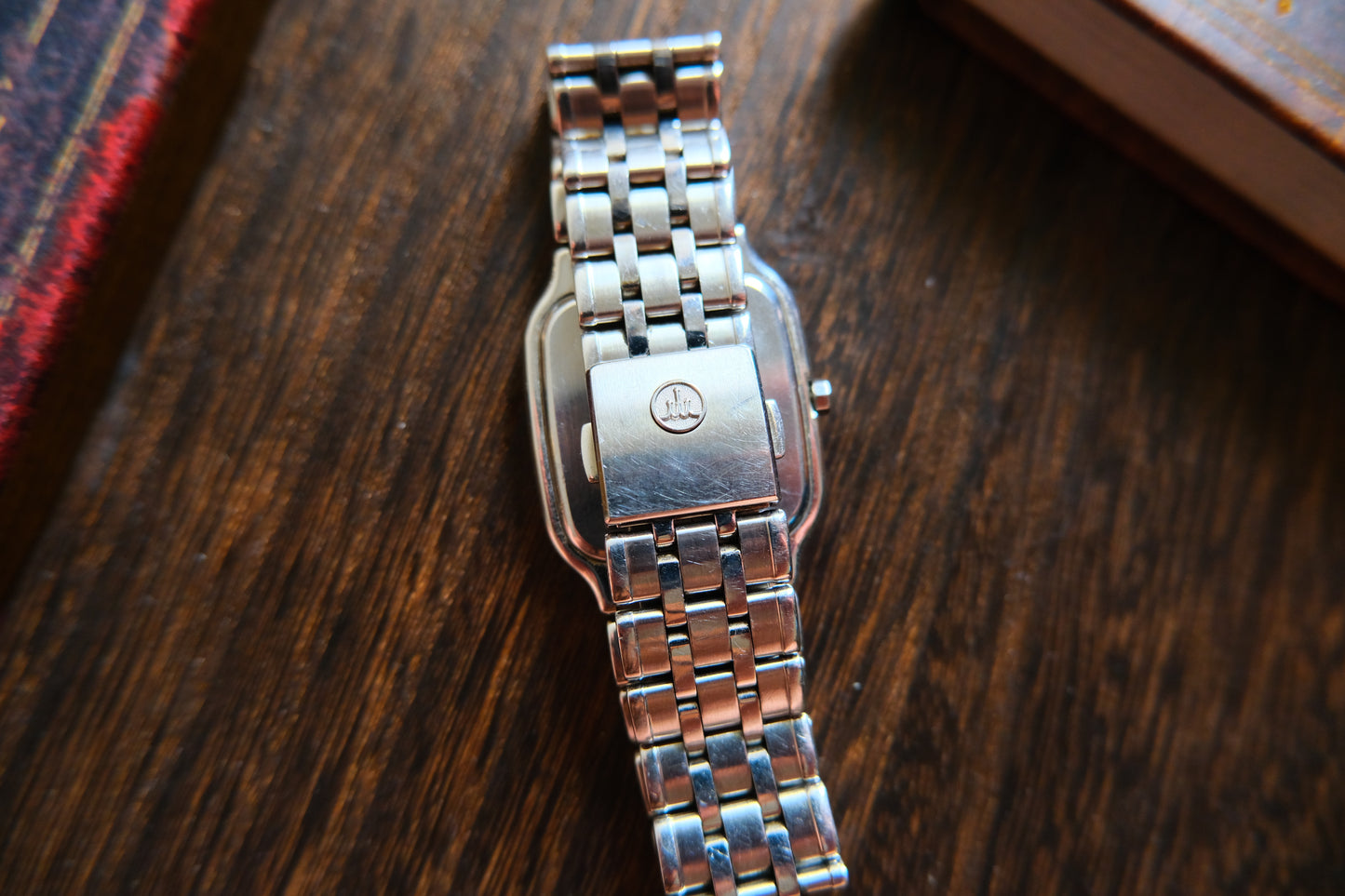 Credor Seiko Tank 8j82-5A10 Quart SSx18KT