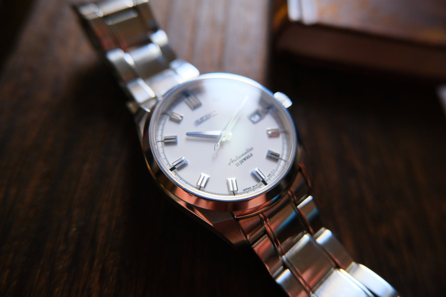 Seiko SARB 023 Automatic 6R15-00H0 White Dial Discontinued full box