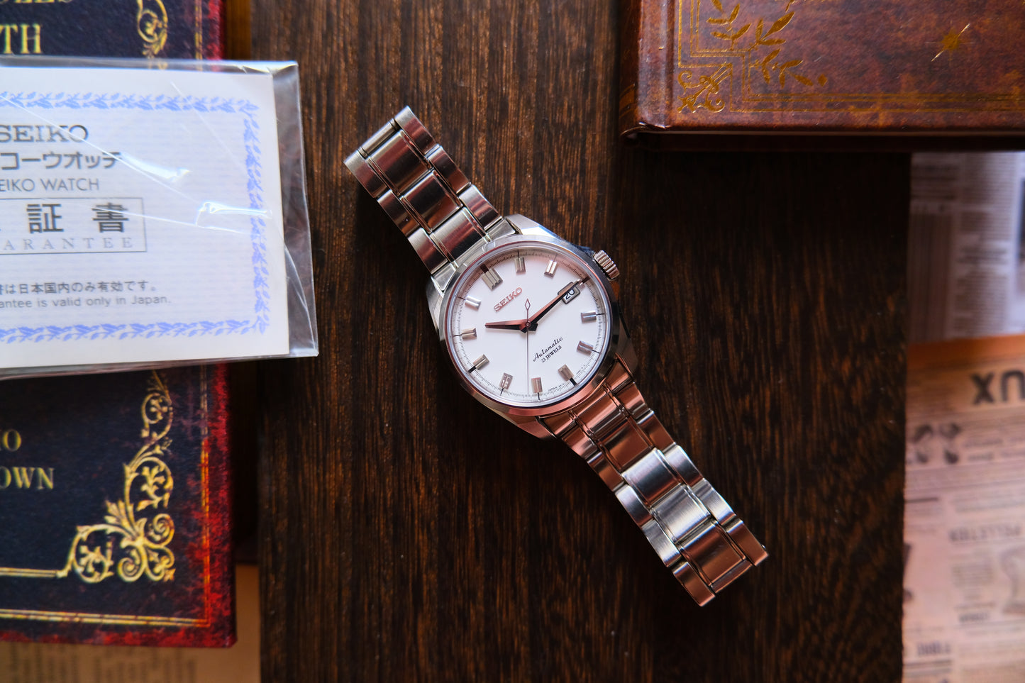 Seiko SARB 023 Automatic 6R15-00H0 White Dial Discontinued full box