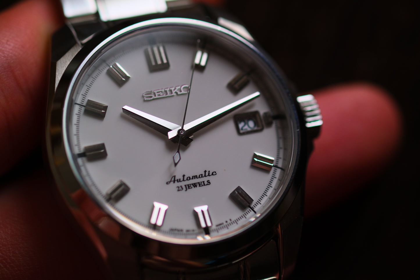 Seiko SARB 023 Automatic 6R15-00H0 White Dial Discontinued full box
