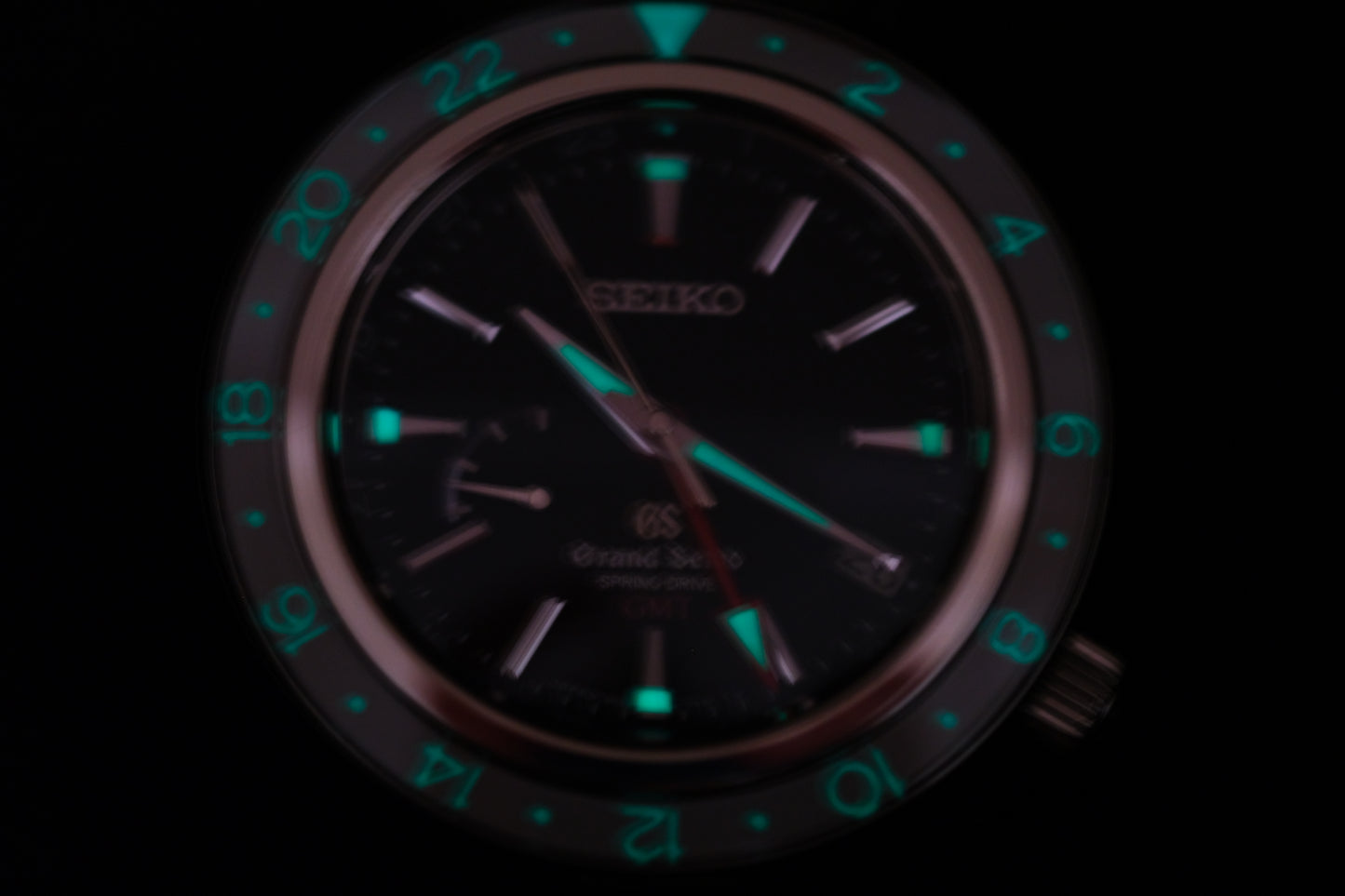 Grand Seiko Sport Spring Drive 9R66-0AA0 GMT SBGE001 JDM Black Dial Full Box