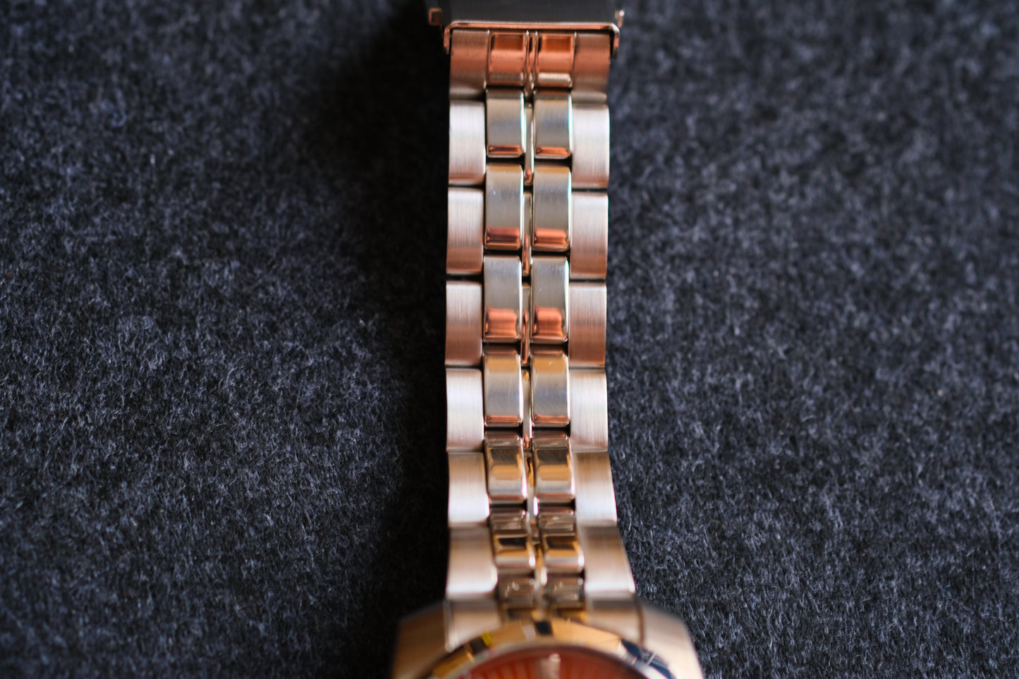 Seiko SARB005 6R15-00D0 Super Rare Orange Dial Sapphire Glass Cut