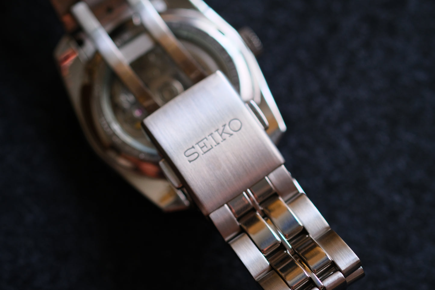 Seiko SARB005 6R15-00D0 Super Rare Orange Dial Sapphire Glass Cut
