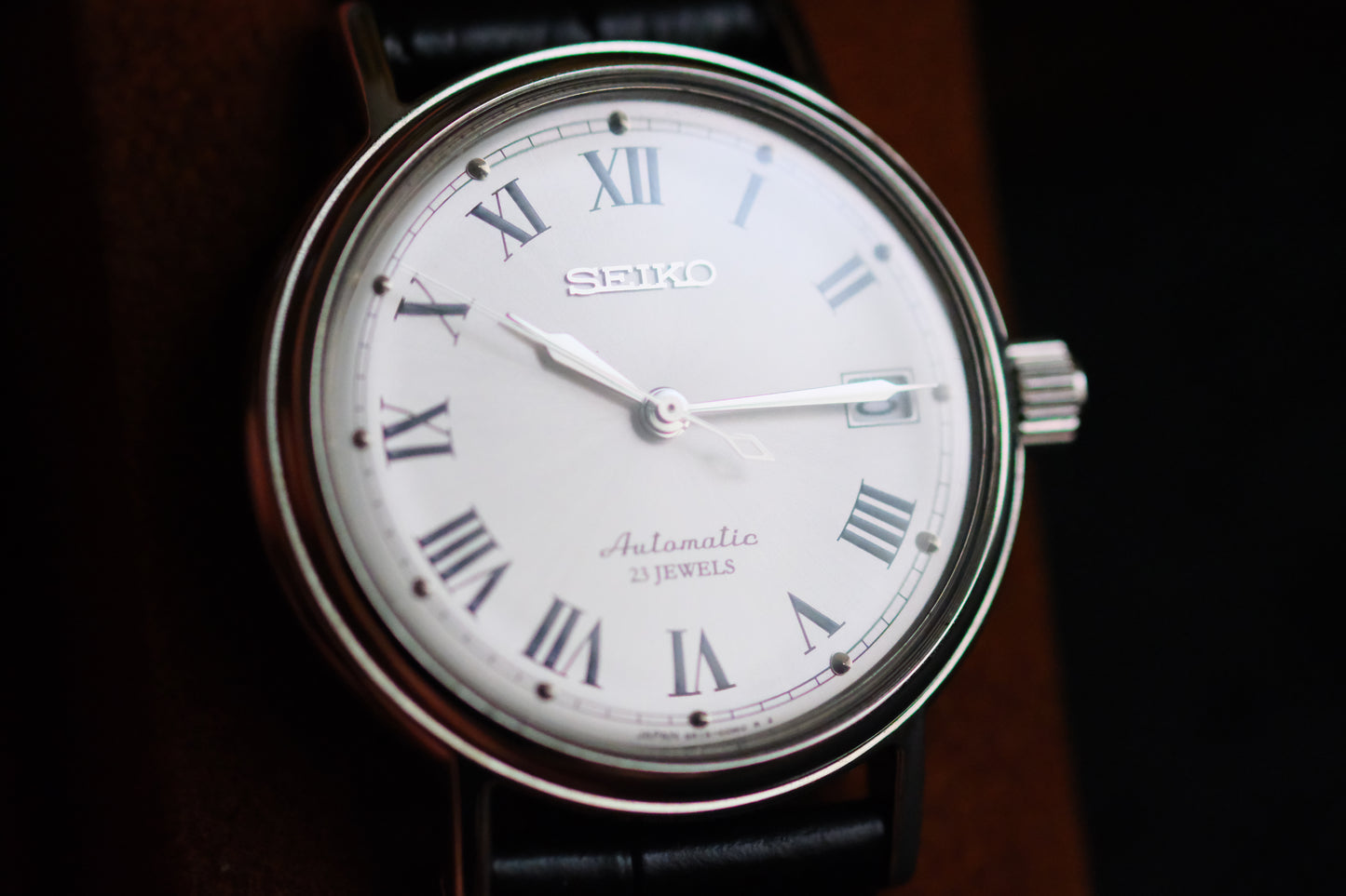 Seiko SARB043/SARB043J Mechanical Automatic 6R15 Cartier White Dial
