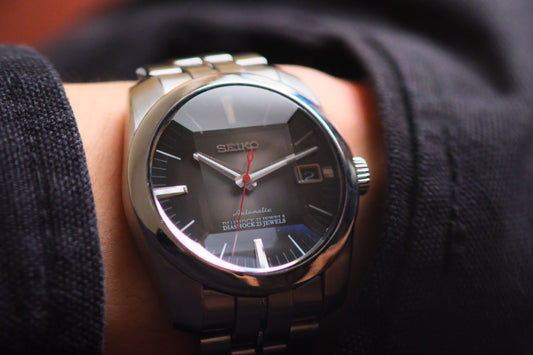 Seiko SARB003 6R15-00D0 Smoke Grey Dial Sapphire Glass Cut