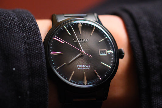 Seiko Pressage Cocktail Time SRPJ15J1 Automatic Ion Black