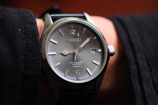 SeikoxTictac 4R35-02R0 Grey Dial 35y anniversary