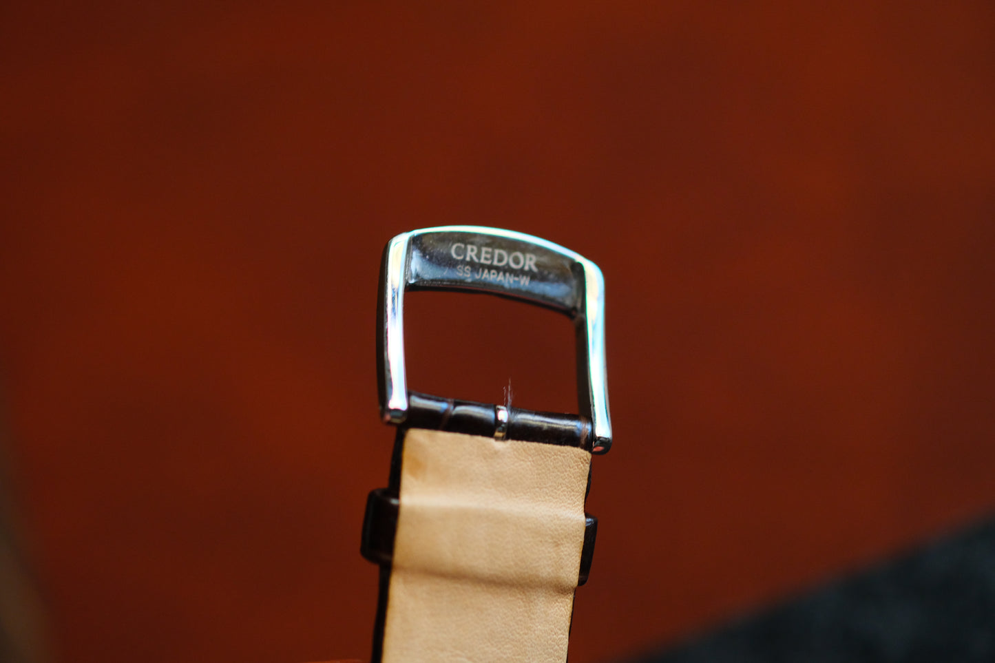 Credor Tank Signo GCAR049 8j81-0AK0 Quart Fabric-textured dial