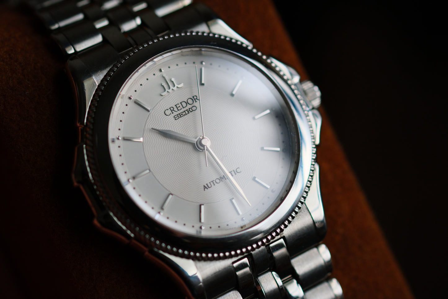 Credor Seiko Pacifique GCBB997 Automatic 4s71-6A00 18KWG White Dial