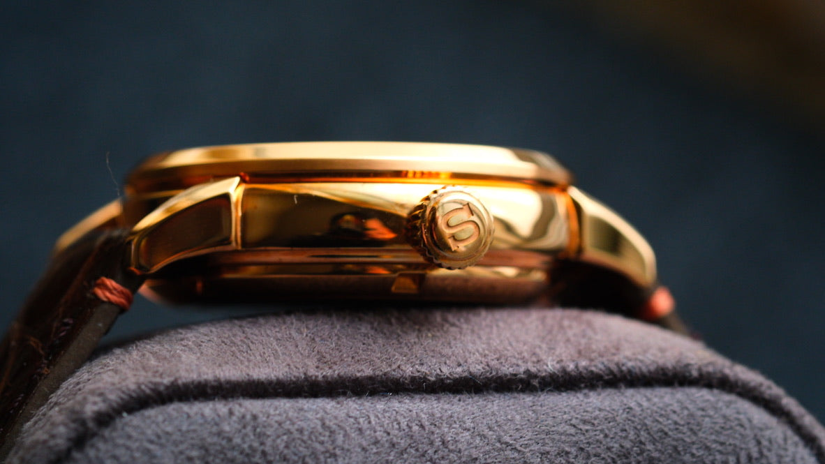 Seiko BEMAC Anniversary SZSD001 6R24-00D0 Double Retrograde Rose Gold Unused Like New Condition