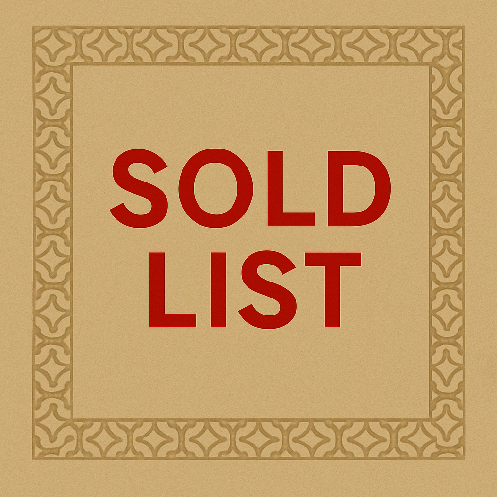 SOLD LIST