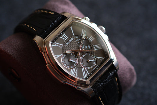 Credor Pacifique Tonneau GCBG973 4s77-00B0 RetroGrade Good Condition