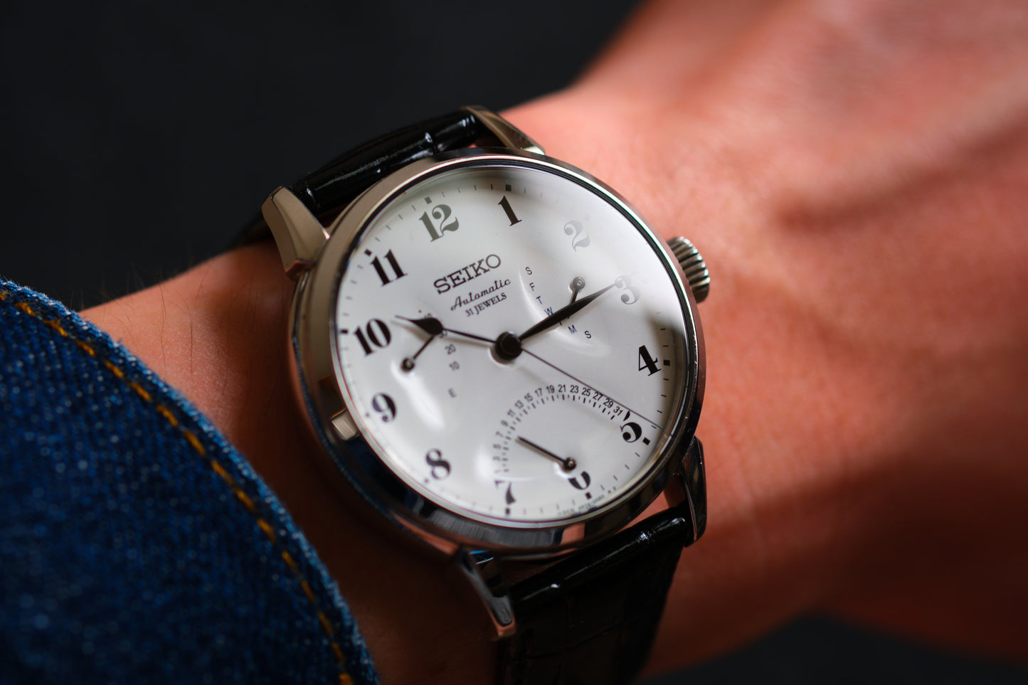 Seiko Presage SARD007 JDM Retrograde Day Date Enemel Dial Good Condition