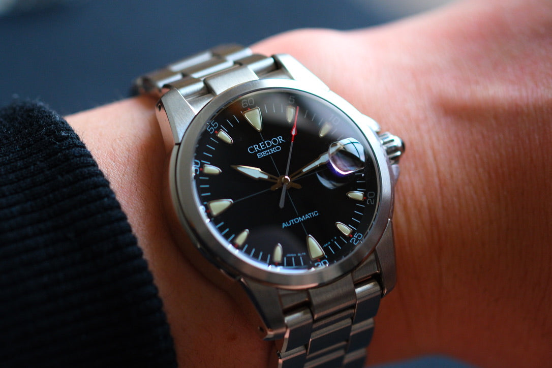 Credor GCBR997 8L75-0A10 Phoenix Black Dial Good Condition