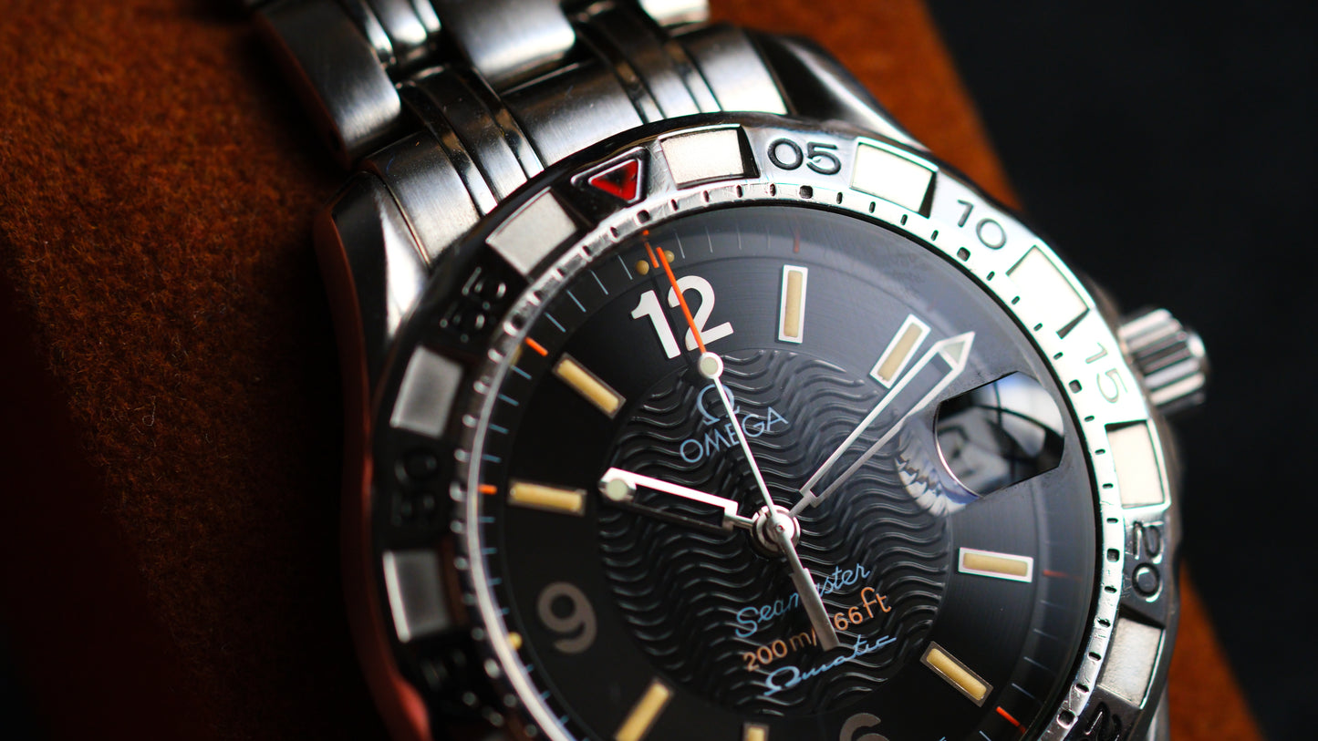 Omega Autoquart Seamaster 200m/666ft 2514.50 Omegamatic Limited Edition #1434/ 1997