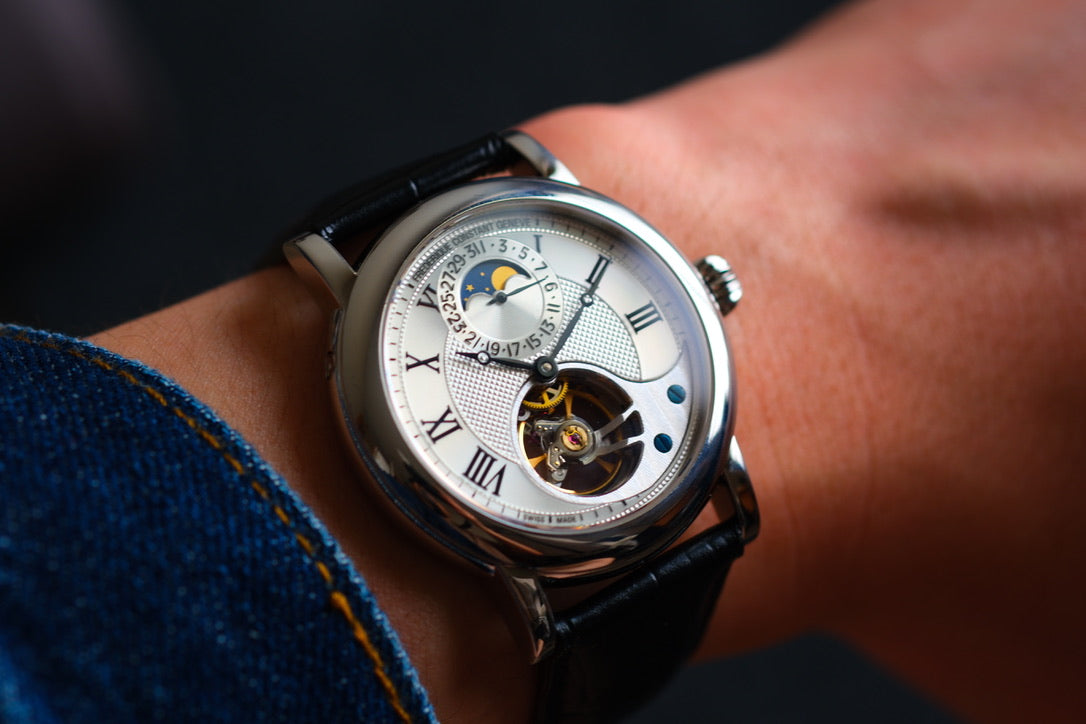 Frederique Constant FC915X4H6 Moonphase Manufactor Limited Edition 888 Pieces Wooden Box| Serviced| Excellent Condition