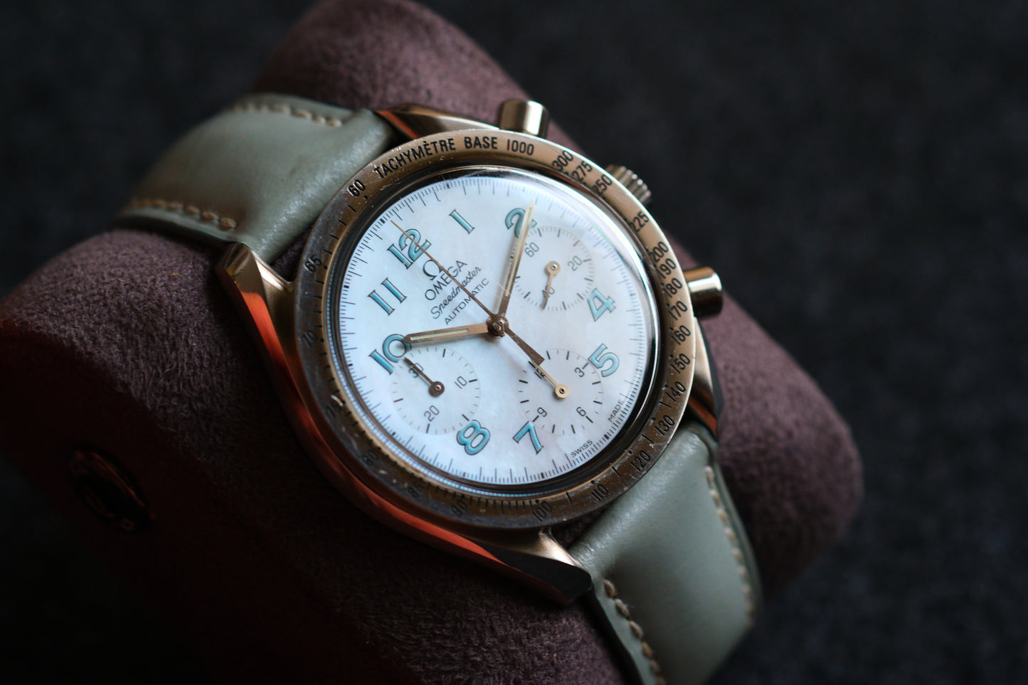 Omega Speedmaster 3802.71.53 Automatic Chrnograph White MOP Dial