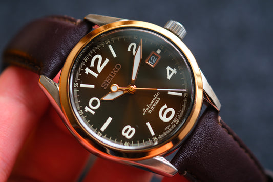 Seiko SARG012 6R15-02R0 Mechanical Explorer JDM Coffee Chocolate Dial Great Condition
