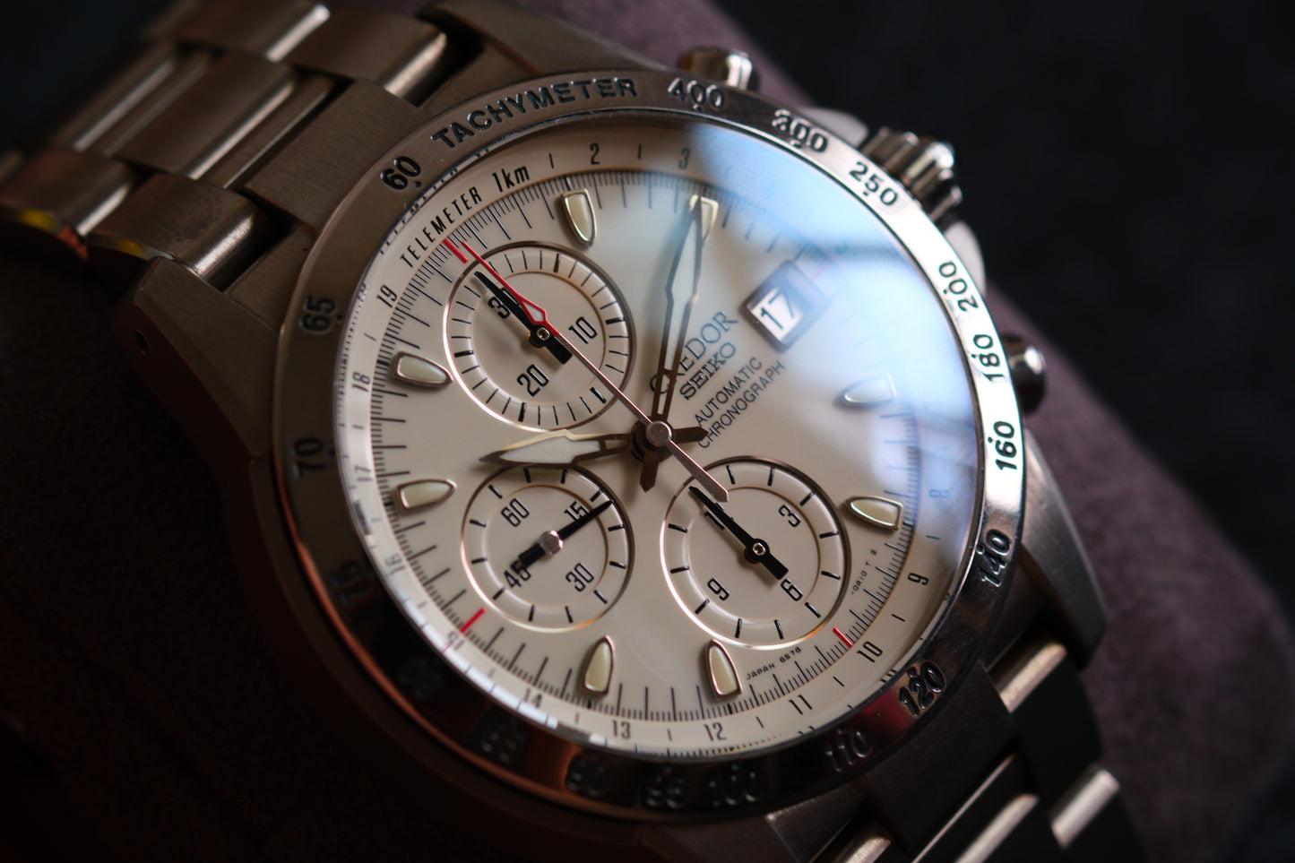 Credor Phoenix GCBP999 Chrnograph  6S78-0A20 Full Titanium Full Serviced Excellent Condition