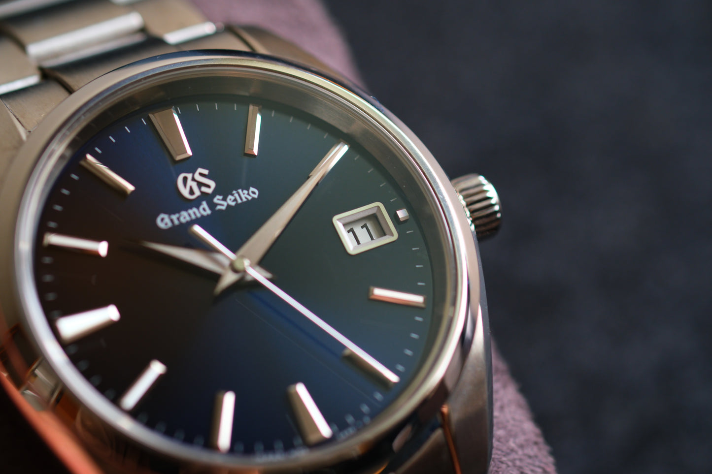 Grand Seiko SBGP013 9F85-0AC0 Heritage Excellent Condition Blue Dial