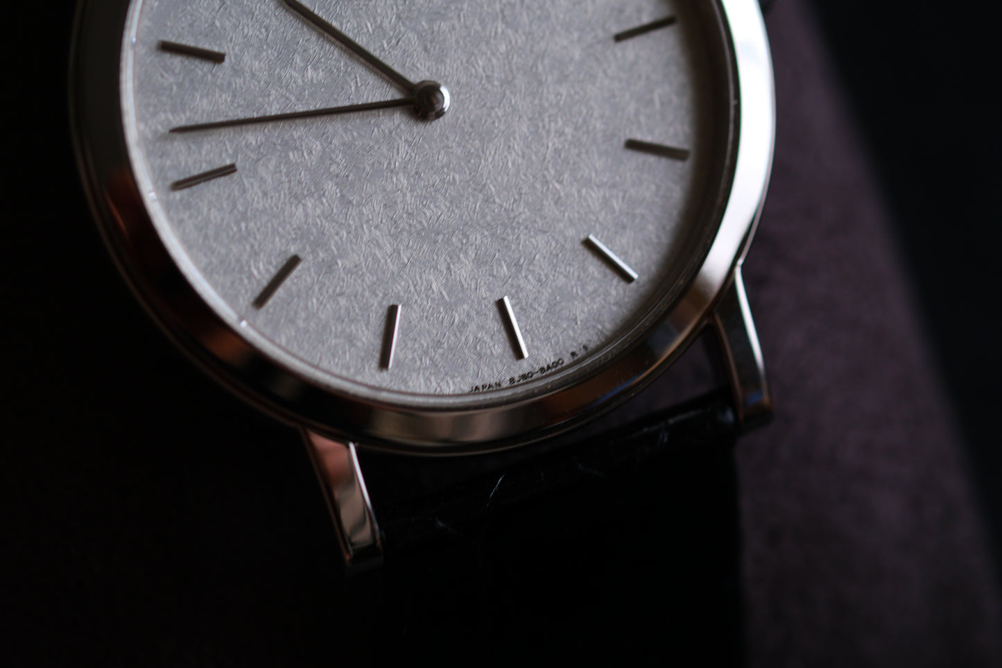 Credor GBAT009 8J80-8A00 HAQ Solid Platinum Pt950 Snow Flake Dial Like New Unworn Condition