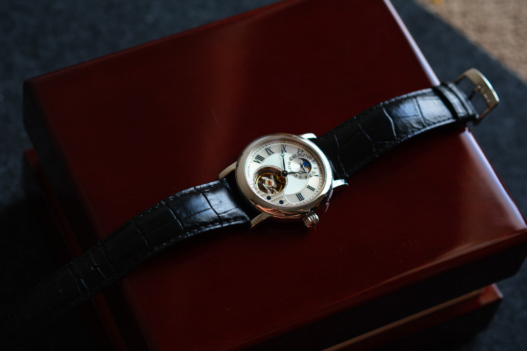 Frederique Constant FC915X4H6 Moonphase Manufactor Limited Edition 888 Pieces Wooden Box| Serviced| Excellent Condition