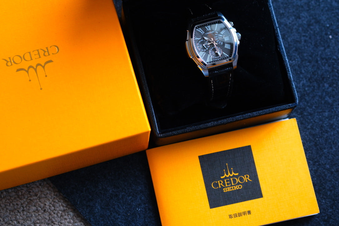 Credor Pacifique Tonneau GCBG973 4s77-00B0 RetroGrade Good Condition
