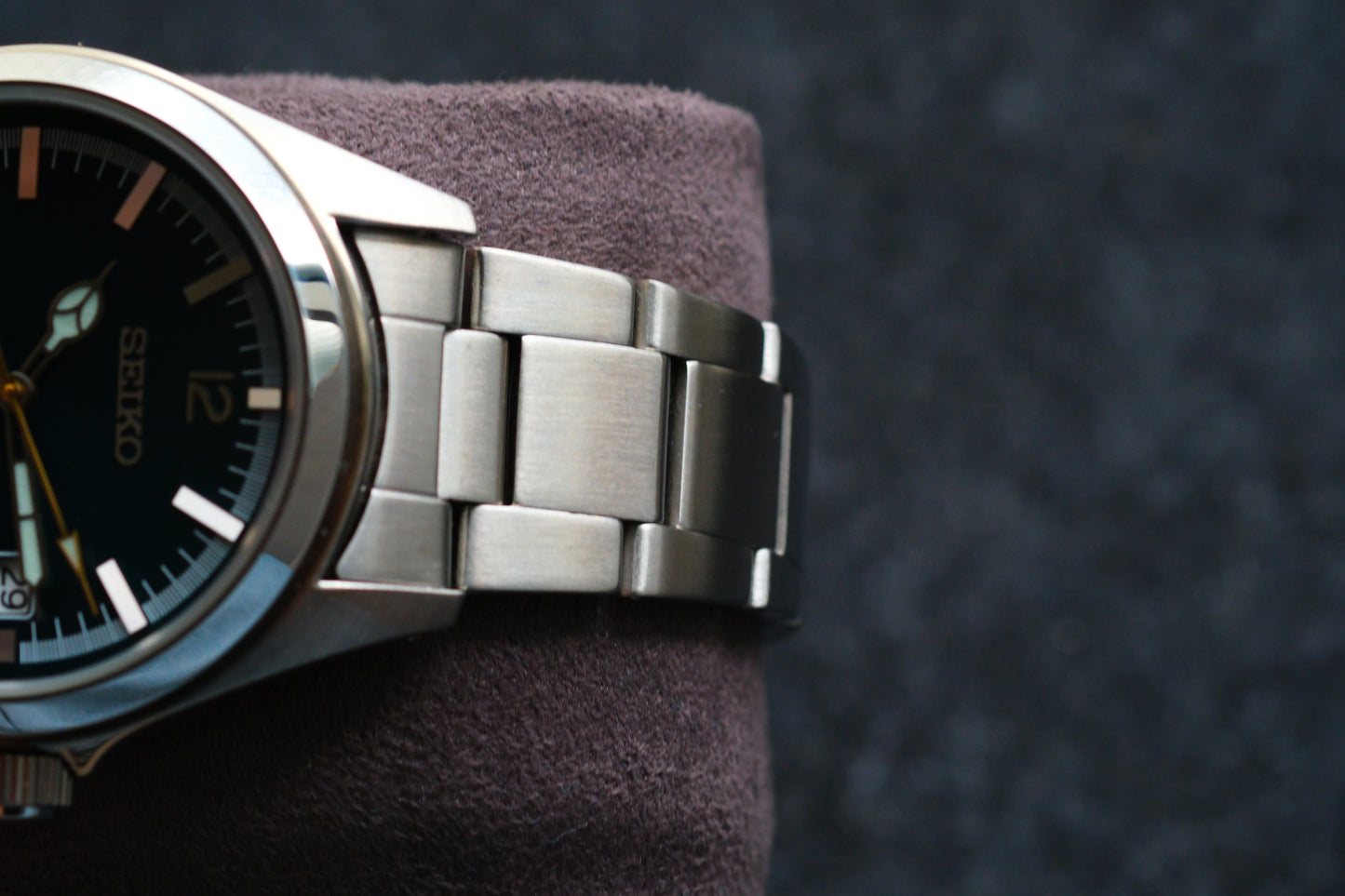 Seiko Tictac SZSB036 Limited Edition Deep Green Dial Like New Full Box+Seiko Leather Strap