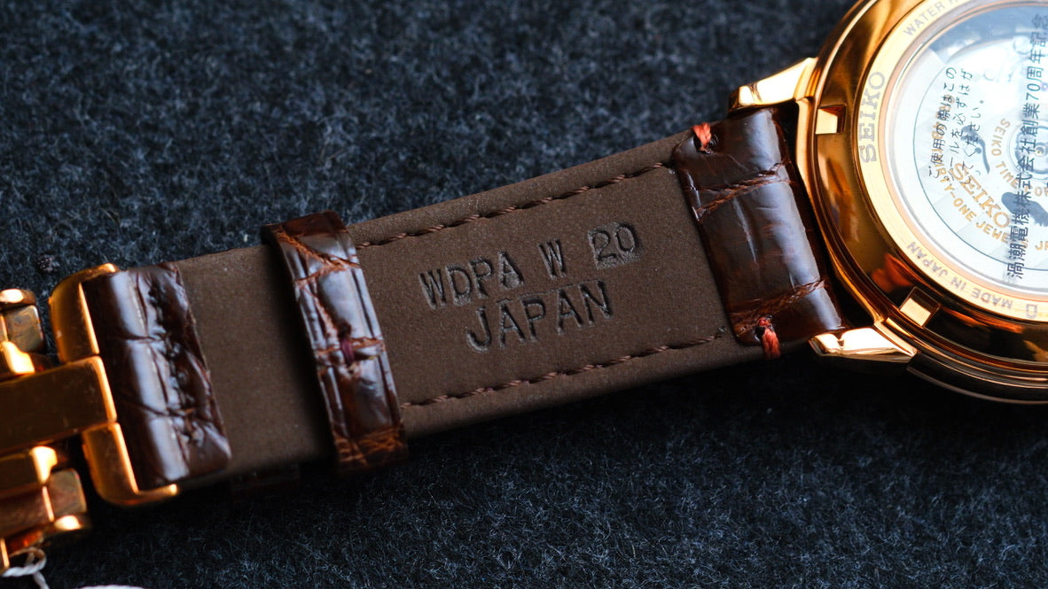 Seiko BEMAC Anniversary SZSD001 6R24-00D0 Double Retrograde Rose Gold Unused Like New Condition