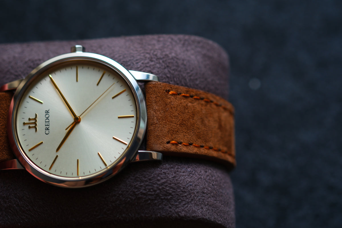 Credor Signo GCAR047 8J81-0AJ0 Dress Watch 36mm 6mm Thin Full Paper Excellent Condition